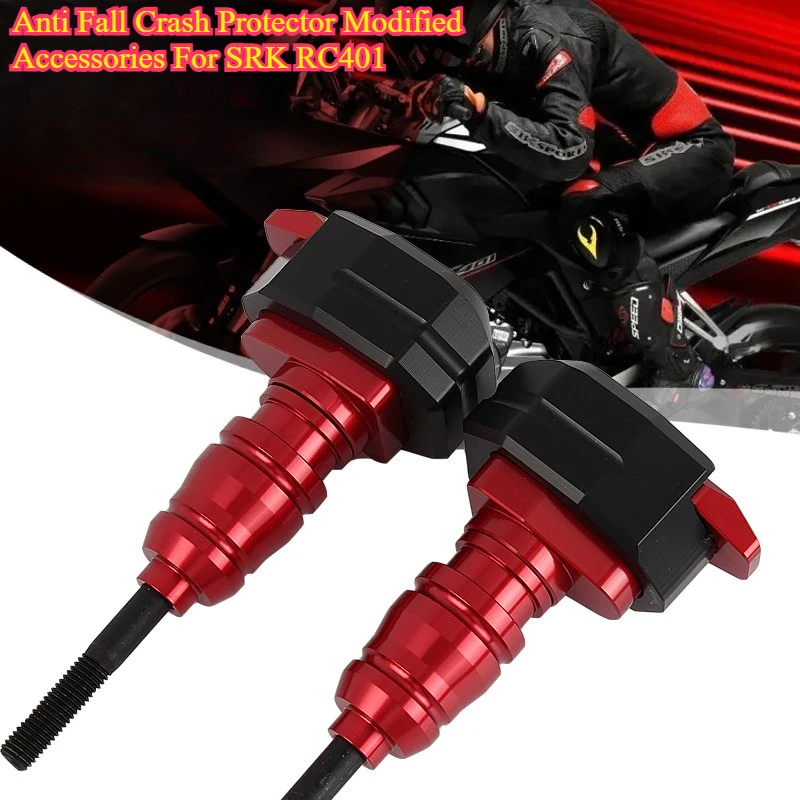 

Motorcycle Aluminum Alloy Frame Sliders Anti Crash Anti Fall Crash Protector Modified Accessories For SRK RC401 Sport Bike