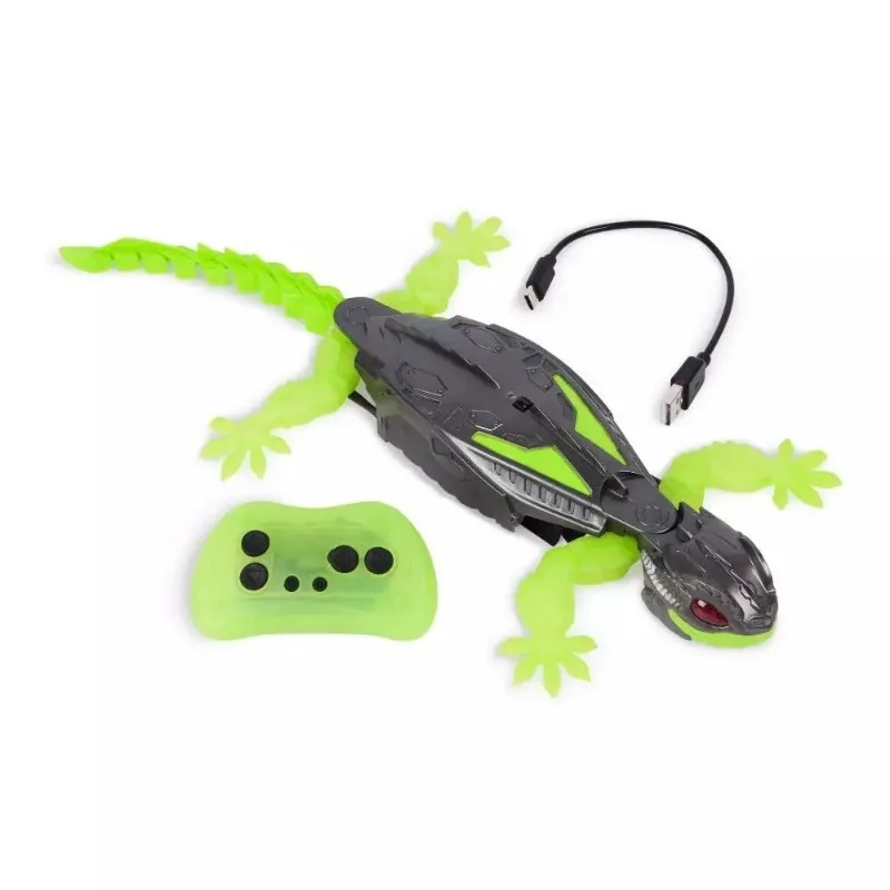 Crawler elettrico intelligente Gecko Bionic: regalo giocattolo robot meccanico per arrampicata su parete con telecomando ricaricabile