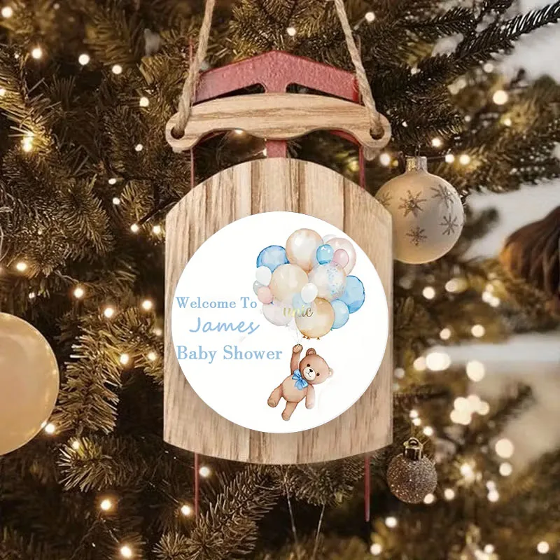 90PCS Custom Personalized Name & Birthday Stickers (For Baptism, Parties & Gift Wrapping)