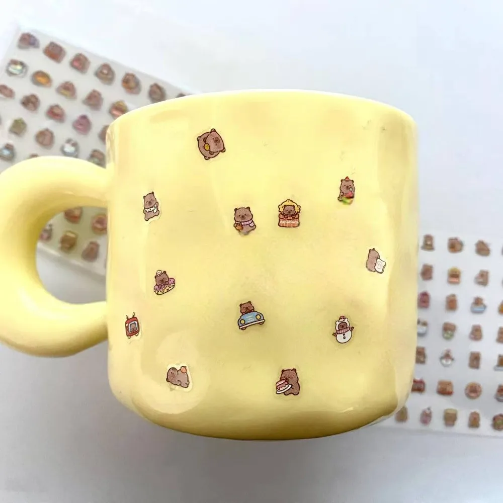 10 قطع من ملصقات الرسوم المتحركة اللطيفة على شكل دب - مثالية للمجلة والديكور DIY لتسجيل متجر YourLife #6