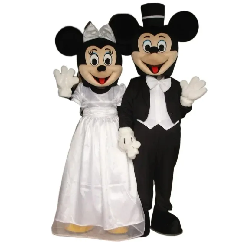 Cosplay Trouwjurk Muis Jongen Mickey en Mouse Meisje Minnie Kostuum Mascotte Reclame Party Animal Carnaval Party Props