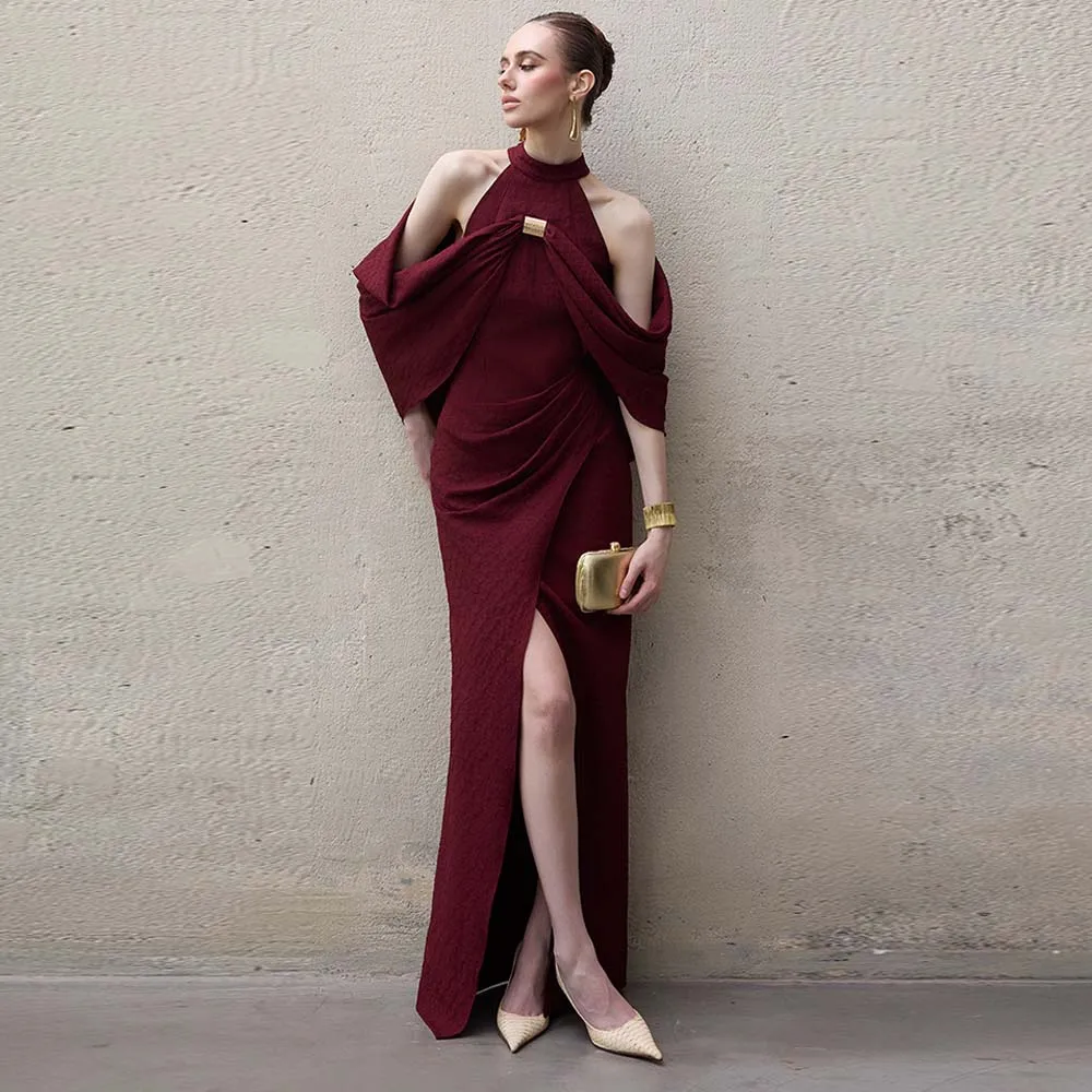 Modern Customized Evening Gown for Women Formal Party Dress Floor  Length Prom Dress Mermaid Off The Shoulder Ara Dress