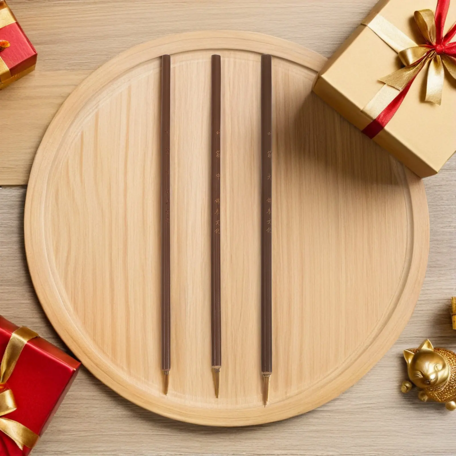 

1Set Premium Hybrid Calligraphy Brush Set Natural Synthetic Bristles for Watercolor Painting Ink Drawing Chinese Art Sumi