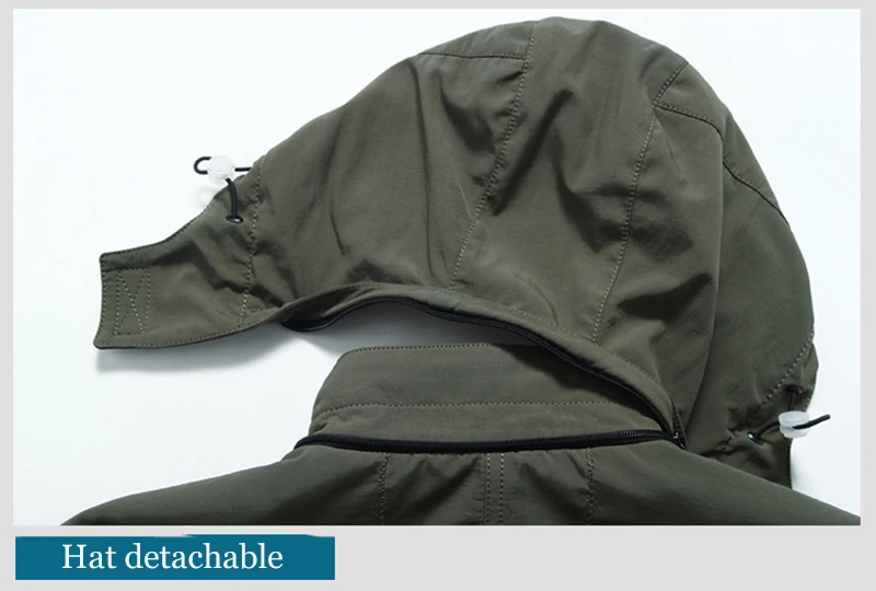 2024 Business Casual Jacken Herren Sportmantel Frühling Winddichte Kapuzenjacken Schnelltrocknende Leichte Outdoor-Kletterjacken – Detail 10