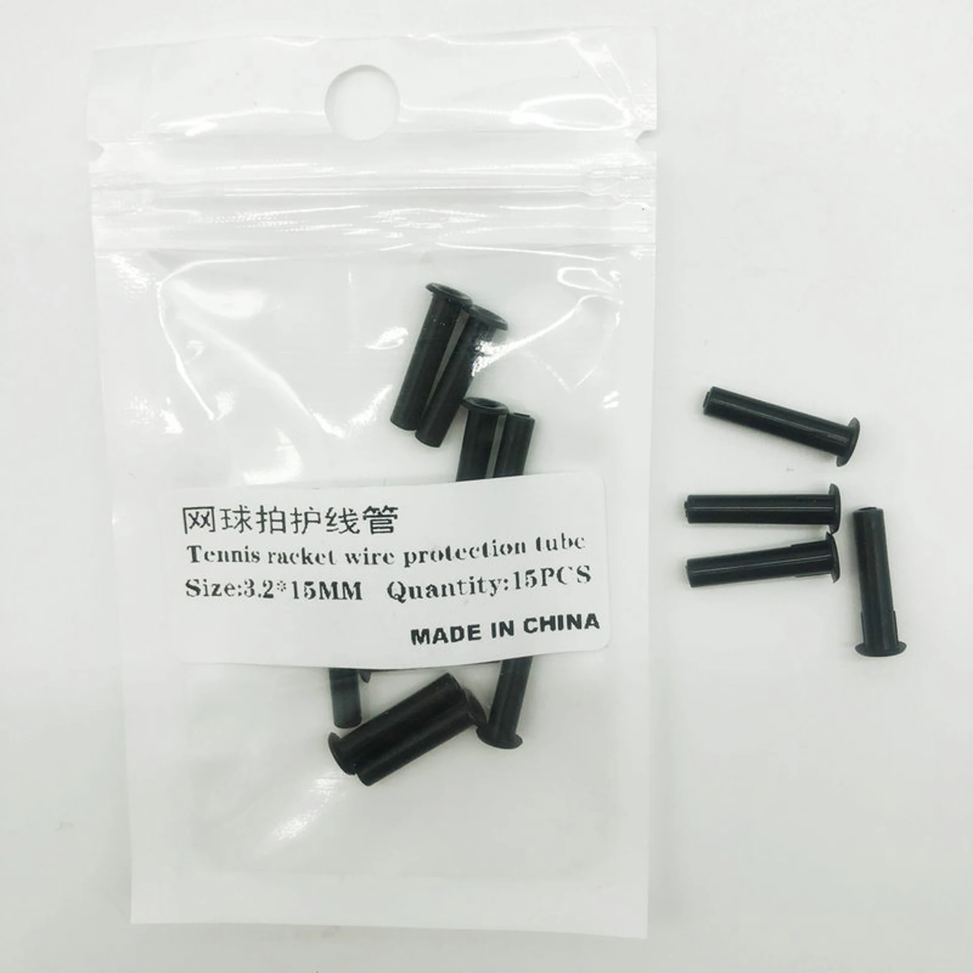 15 قطعة عالية الجودة دائم 4.0*35/4.0*15/3.6*35/3.6*15/3.2*15/3.2*25 مضرب تنس سلك حامي أنبوب #2