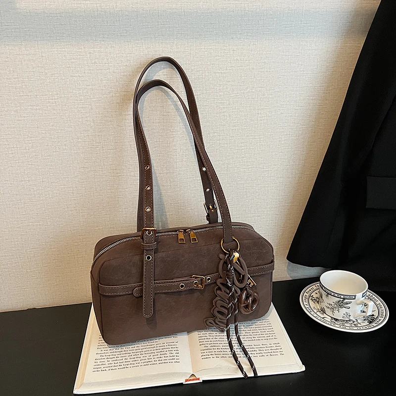 

Stylish Clutch Mini Elegant Leather Classic Bag Solid Color Large Capacity For Women Commuter