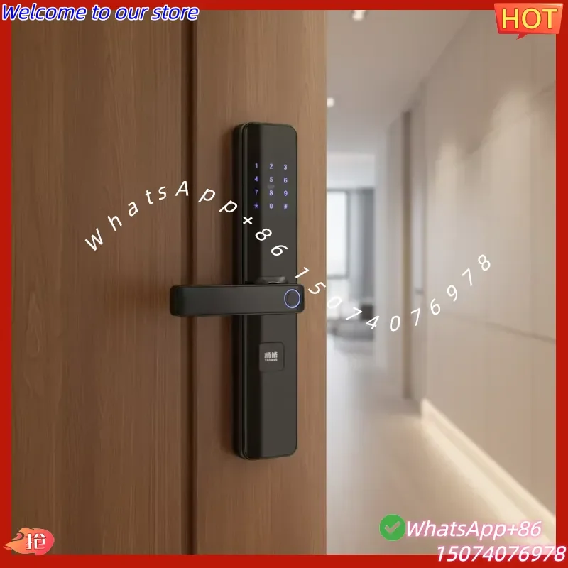 2026 YGS Aluminium Alloy Material Key RFID Card Electronic Biometric Fingerprint Smart Keyless Door Lock Set