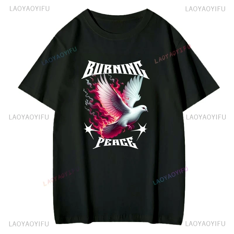 Mankind Is A Community of Shared Future, Calling for Real PEACE in The World, Men and Women Are Suitable for Cotton T-shirts