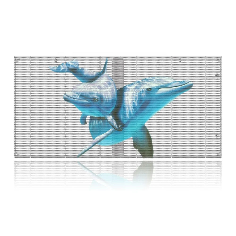High Brightness Transparent Screen Display P3.9 Glass Window Video Wall Flexible Panel LED Screen