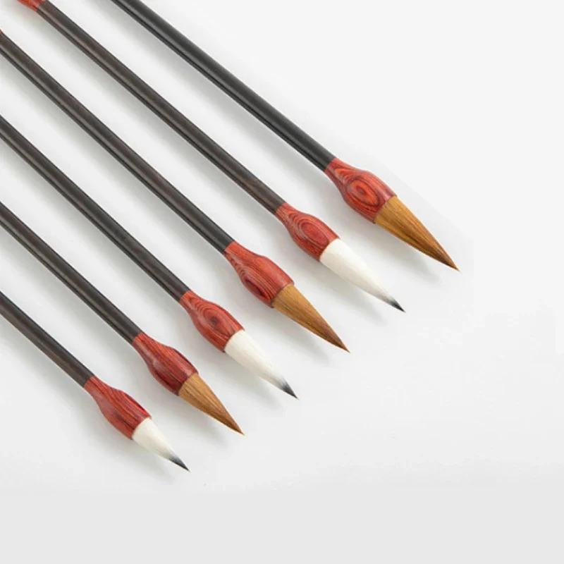 Chinese Calligraphy Brushes Set Mixed Hair Brush Chinese Regular Script Writing Brushes Chinese Painting Multiple Hair Brush Pen