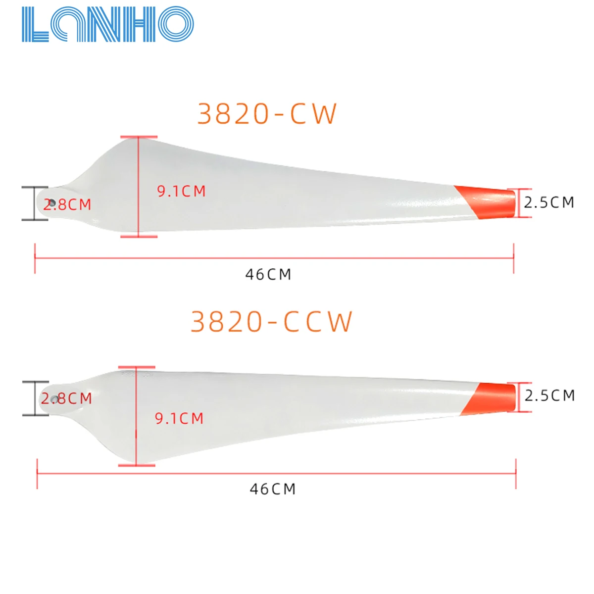 3820 CW CCW Folding Propeller for DJI Agras T30 Carbon Fiber Plastic Mix Agricultural Plant Protection Drone Blades - view 6