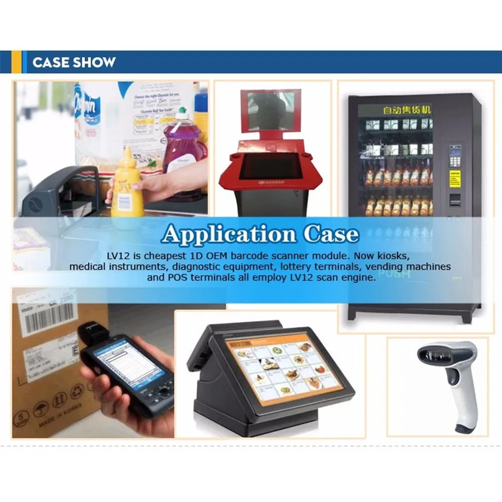 OEM 1D Barcode-Scanner-Modul mit TTL USB RS232-Schnittstelle für Arduino Inventory Barcode Scanning Engine