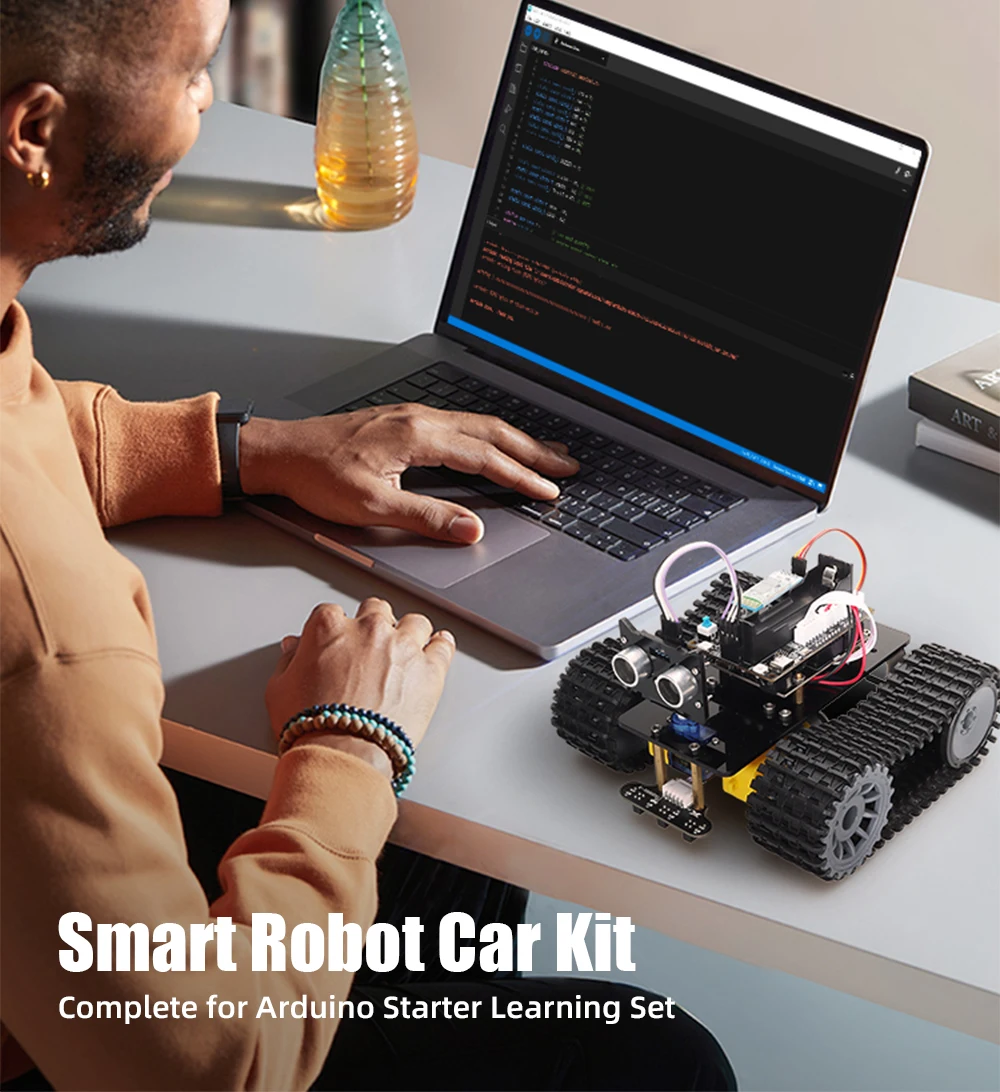 Complete Robot Starter Kit for Arduino Programming Design Great Fun Smart Robot Car Best Educational Automation Robotic Kit