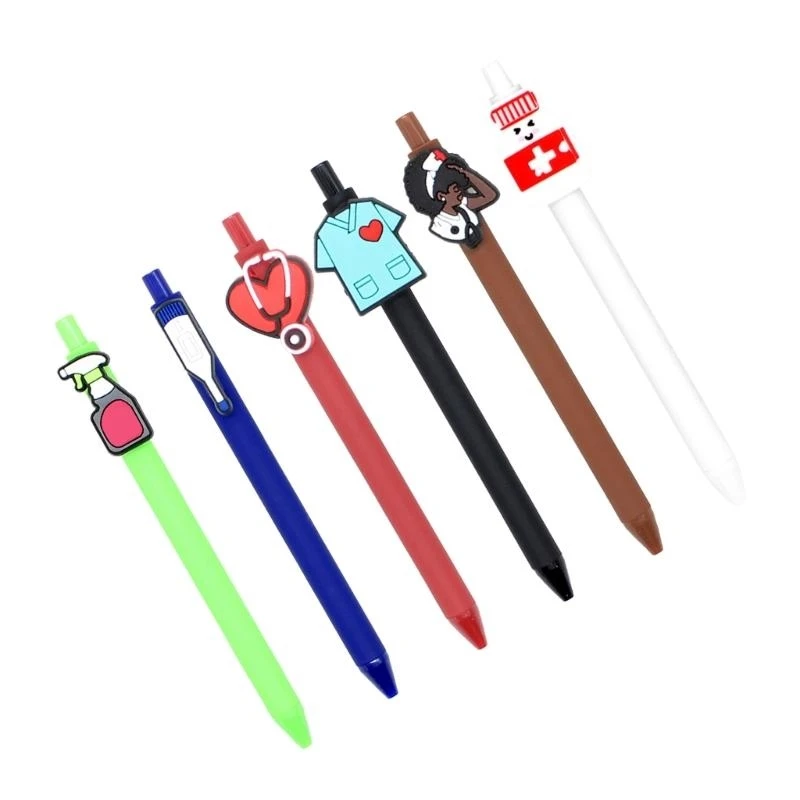 62ka 6/10/12x/Set urtractable ballpoint ручка смешная медсестра ручка плавное написание ручка 1,0 мм подписная ручка для -медика