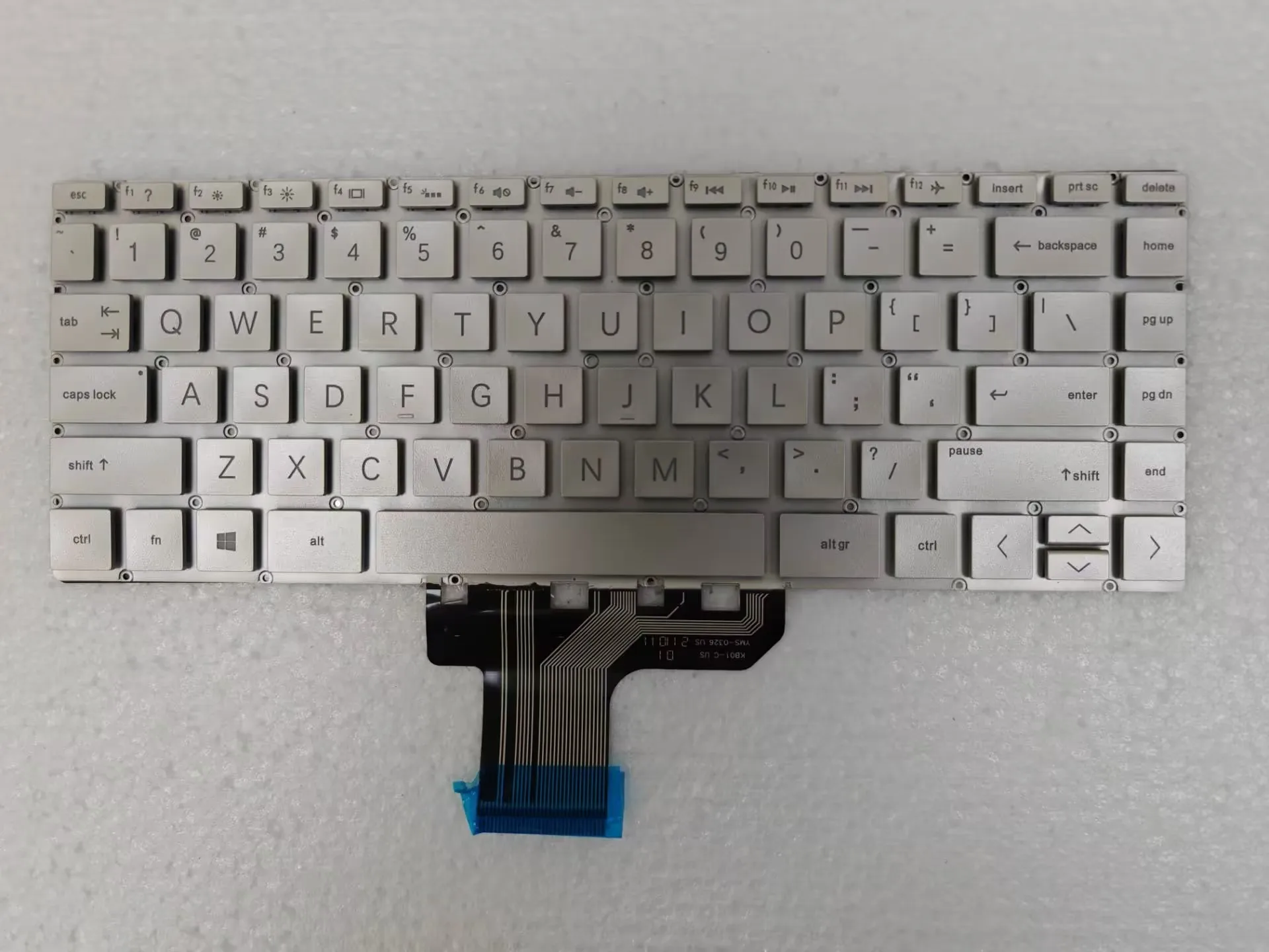 New Laptop Silver Backlit Keyboard for HP ENVY X360 13-AG 13-AD 13-AH 13-AC 13-ae 13-AF 13-BF TPN-C132 W144