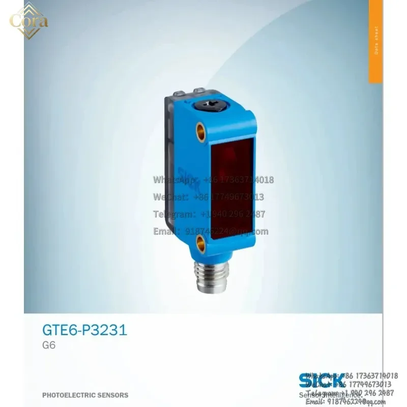 Sick Diffuse Reflection Photoelectric Sensor GTE6-P3231 Order Number 1068919 Photoelectric Switch IN Stock Sensor Brand New