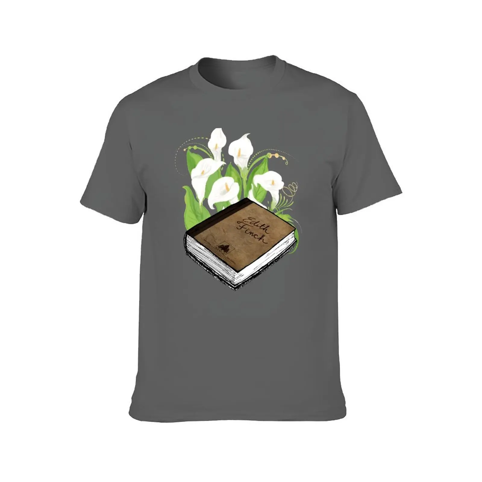 Edith Finch journal with flowers T-Shirt cotton tshirt 100% t shirt man plain t shirts for man cotton T-Shirt