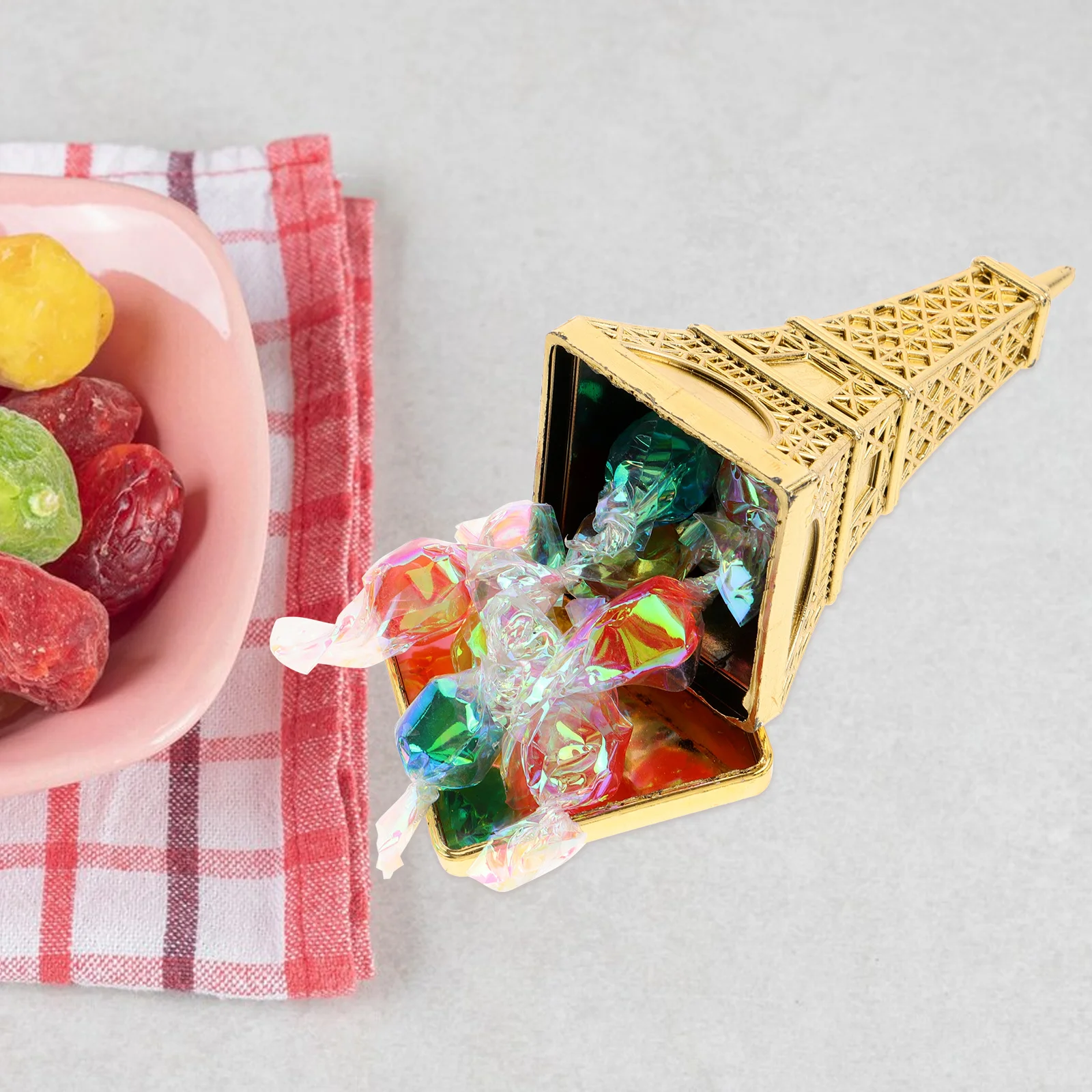 

6Pcs Wedding Candy Box European Style Party Treat Boxes Small Plastic Candy Wrapping Decorative Boxes Wedding Treat Box