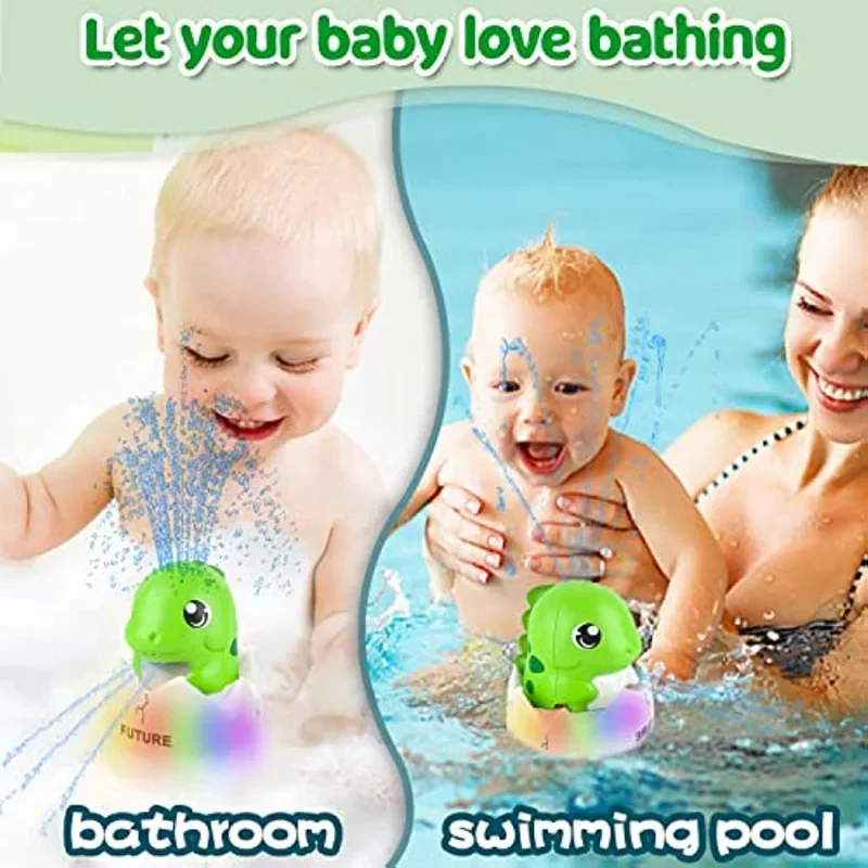 ZHENDUO Whale Automatic Rechargeable Spray Baby Bath Toy Bathtub Shower Toy Suitable for Young Boys Girls