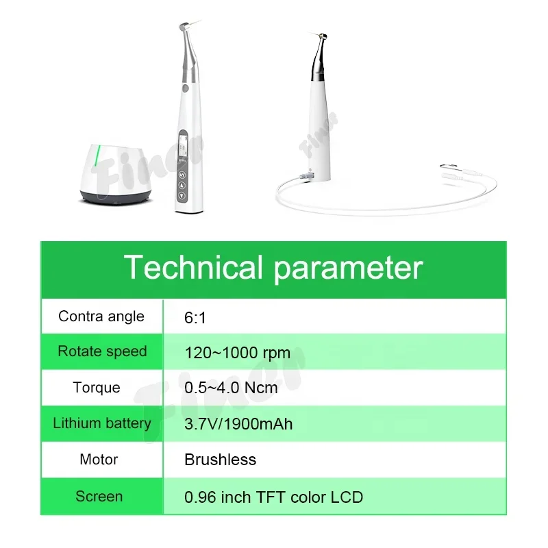 rotary endodontic motor root canal treatment endo motor with built-in apex locator