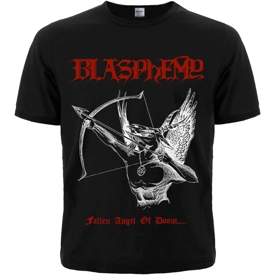 تي شيرت Blasphemy "Fallen Angel of Doom...." باللون الأسود