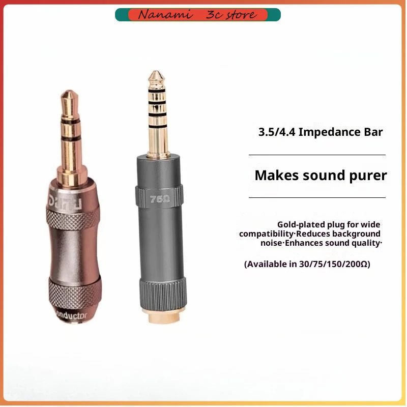 New DUNU DAP 4.4 Balanced Impedance Stick 30/75 Ohm 4.4mm Headphones Gifts