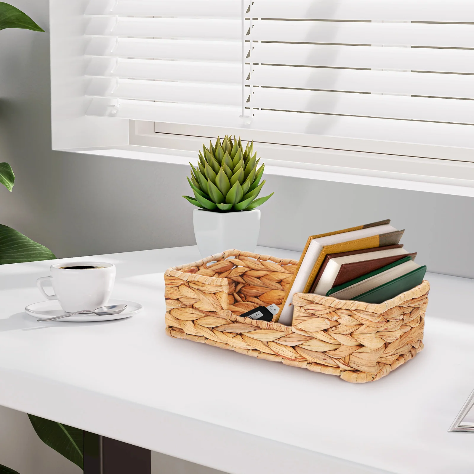 

Wicker Tissue Box Straw Napkin Holder Rectangle Container Kitchen Accessories Storage Box Guest Towel Holder Tissue Dispenser
