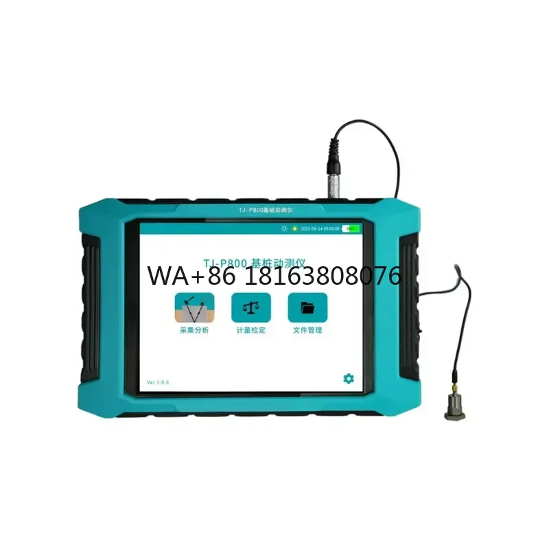 TJ-P800 Pile Dynamic Tester Low Strain Dynamic Measuring Instrument for Foundation Pile Testing