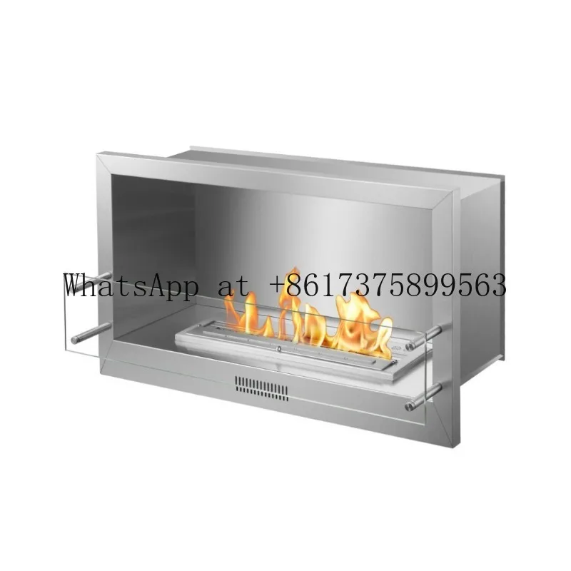Fireplace For Sale 2 Side Perspective See Through Indoor Heater
