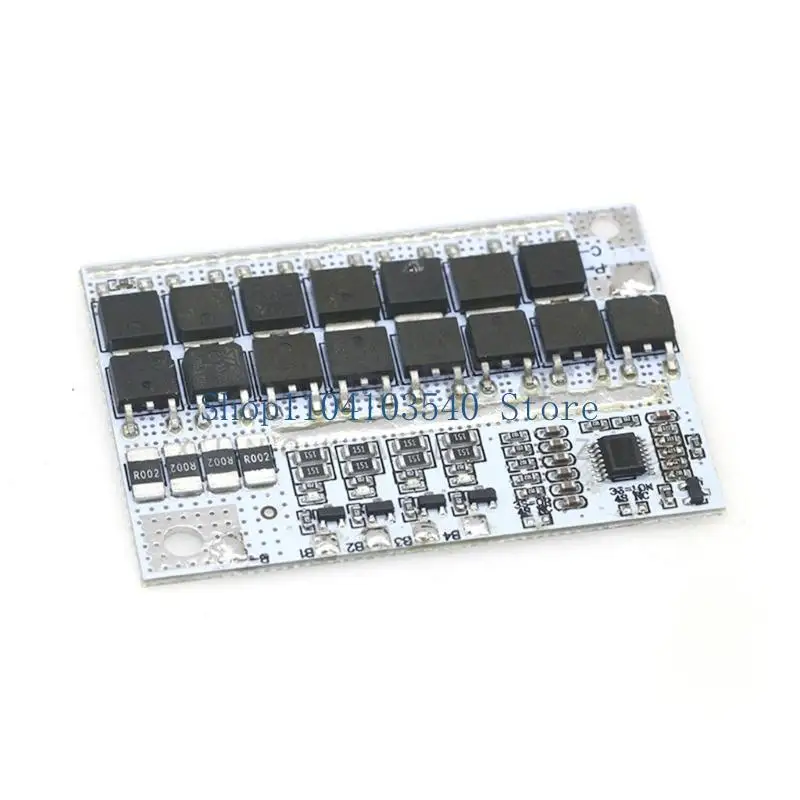 02DC Balance Charging Battery Management Circuit Board with Labeled P-, C-, and B- Terminals for Charging and Discharging