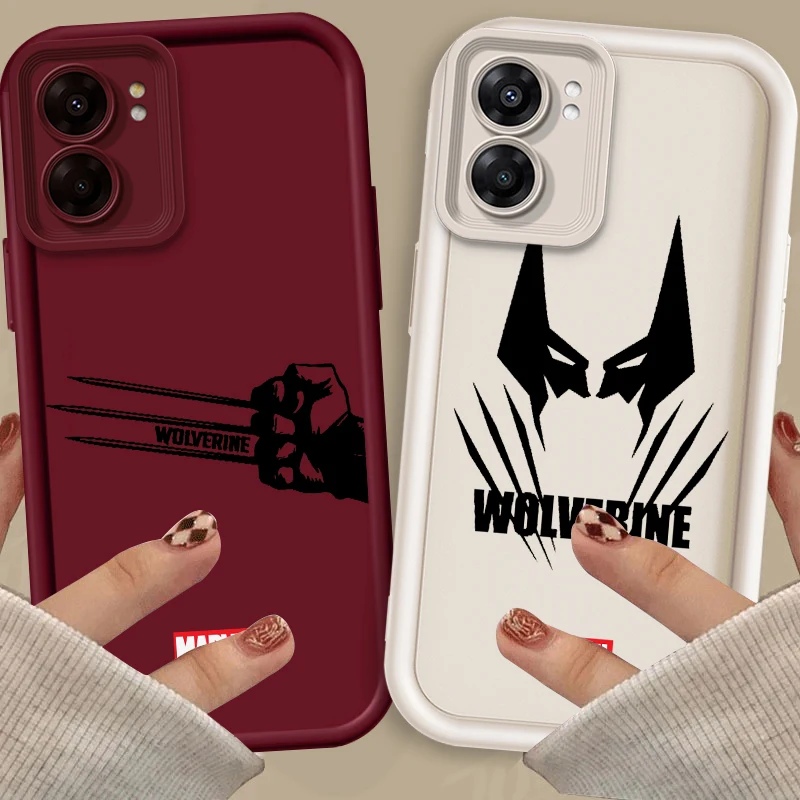 

Marvel Wolverine Deadpool Cool Eye Ladder For OPPO Find X5 X3 A58 A57 A55 A53 A54 A92 A74 A78 A98 A16 A94 A76 A72 5G Funda