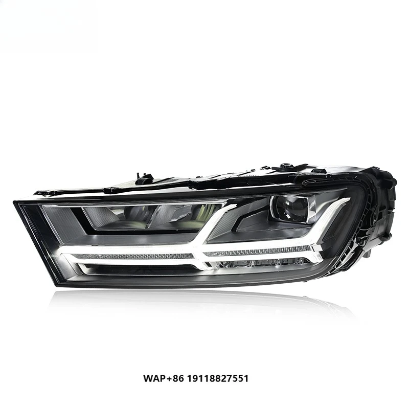 

JUSHUN Upgrade Led Headlamp Headlight Front Lamp with Dynamic Plug and Play for Q7 Head Lamp Head Light 2017-2019