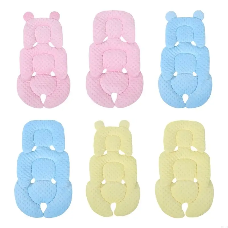 090B Baby Basket Cushion Nonslip Strollers Chair Pad Soft & Comfortable Pram Liner for Standard Infant Cradles Carts