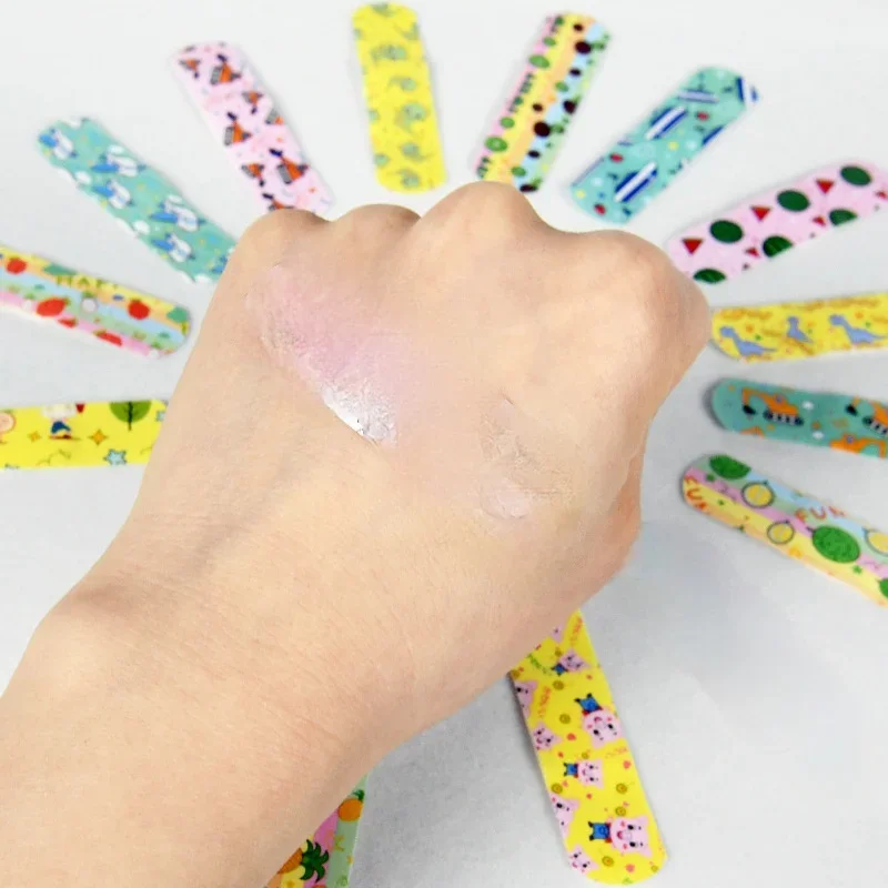 120pcs/set Cartoon Band Aid Wound Dressing Patch Cute Sticking Plaster for Children Kids Adhesive Bandages Woundplast