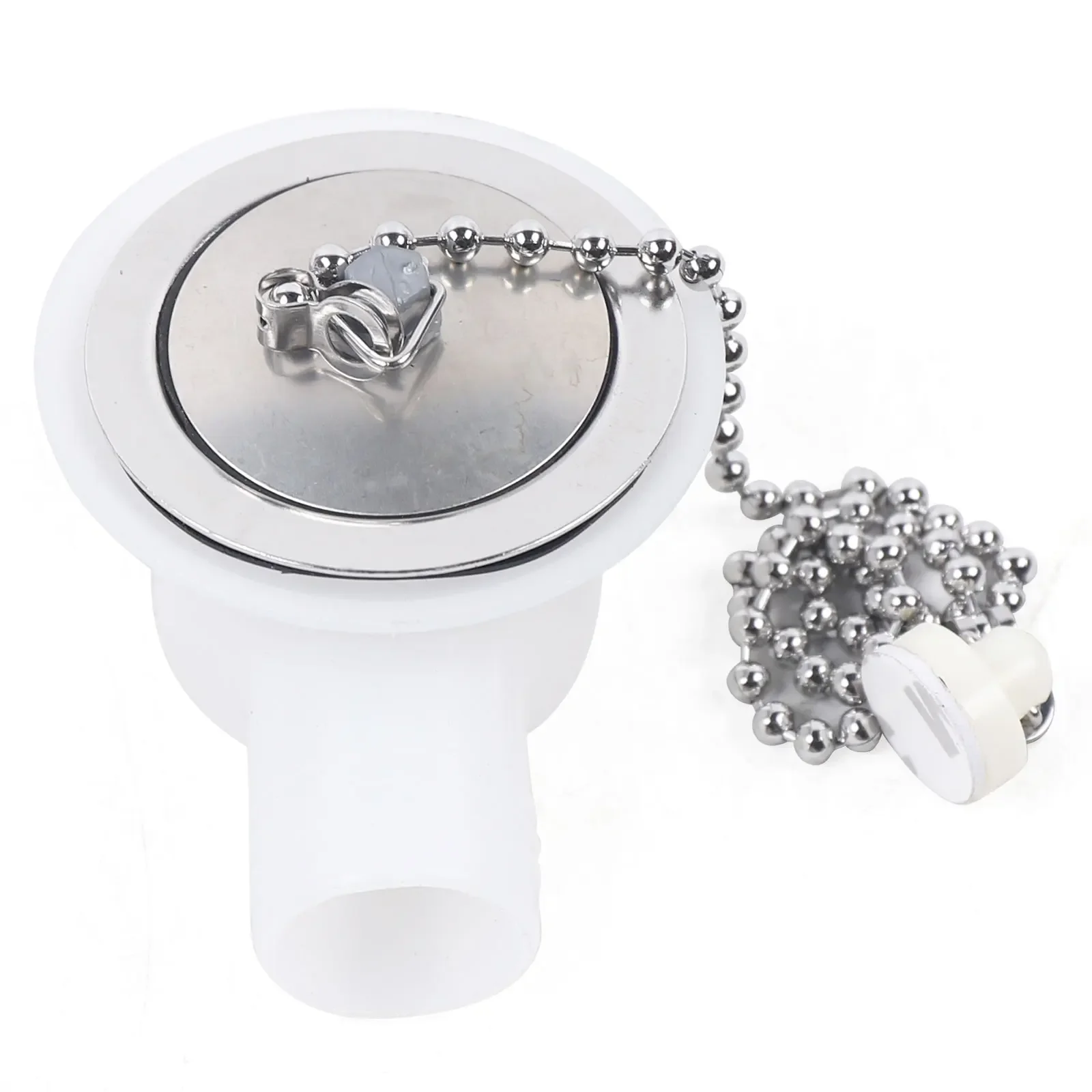 Corner Basin Sink Stainless Steel Wall Mounted with Hose and Water Drain Plug Single Bowl for Boat Caravan