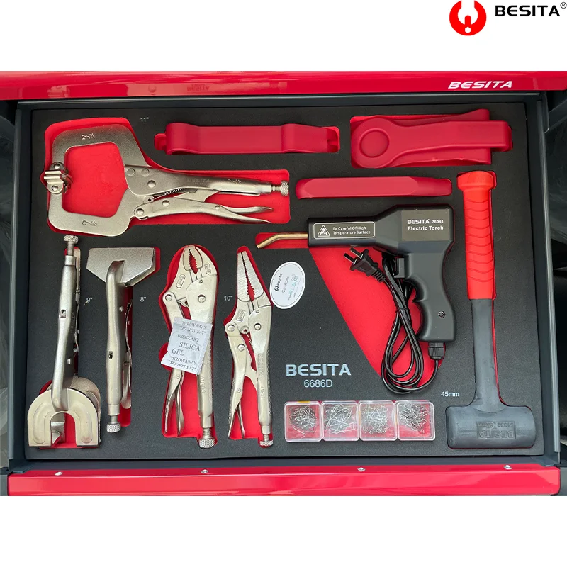 226 PCS Automotive Mechanic Home Sockets Total Tools Auto Repair 1/2 Inch Torque Wrench 216-piece Car Tool Combination Set