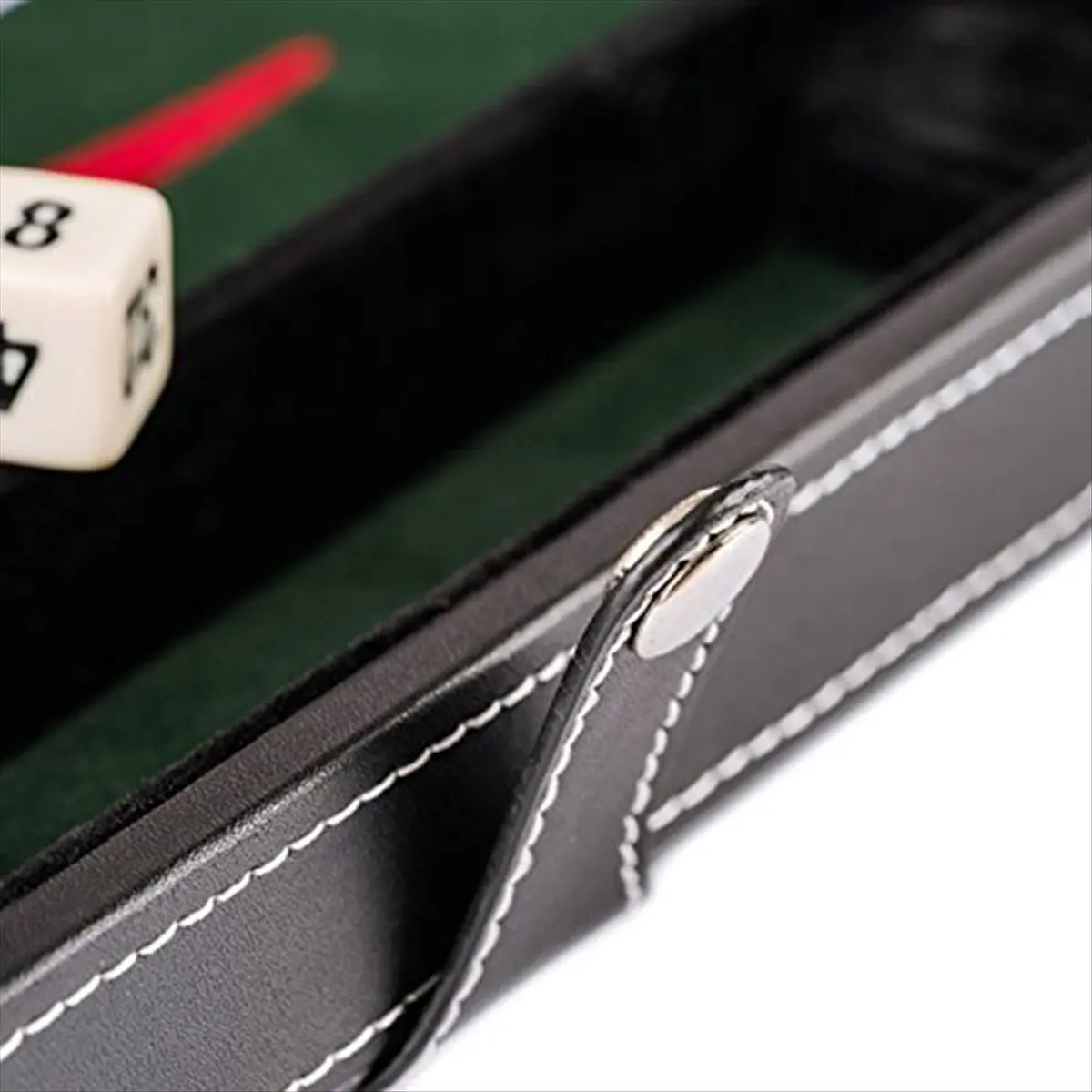 L79A Classic Board Game with Leather Case Folding Board,Gift Package,Portable Travel Strategy Backgammon Game Set for Adults