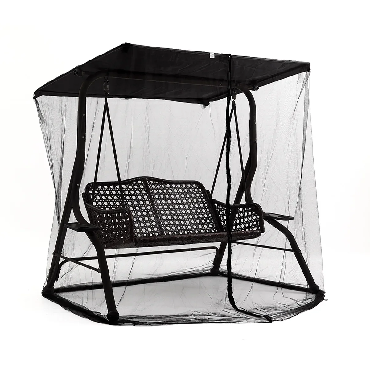 Mosquito Net Durable Outdoor Wrought Iron Hanging Chair Balcony Thousand Autumn Chair Garden Blackout Mosquito Net