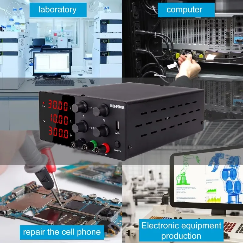 POWER SPS-W605 42V 36V 15V Fuente de alimentación CC ajustable 60V 5A 300W Fuente de alimentación de banco de laboratorio digital de alta precisión