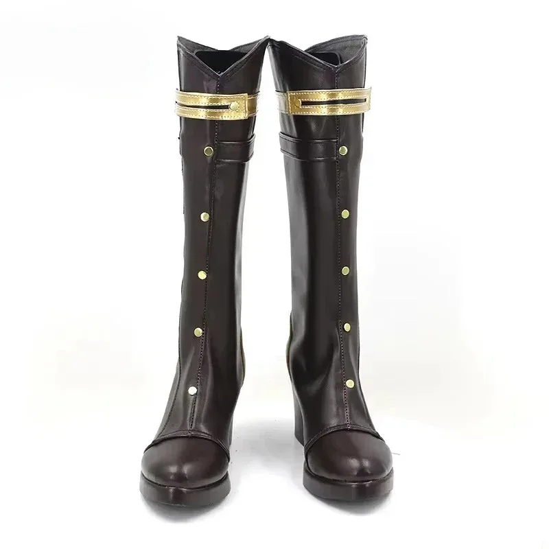 Juego LOL Arcane Caitlyn Kiramman Cosplay zapatos botas fiesta de Halloween juego de rol hecho a medida 4;v'5,f;6.j;8'