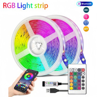 LED Strip Lights Bluetooth Control RGB LED Lights for TV USB 5V LED Tape for TV Backlight Room Party Wedding Gaming Decoration