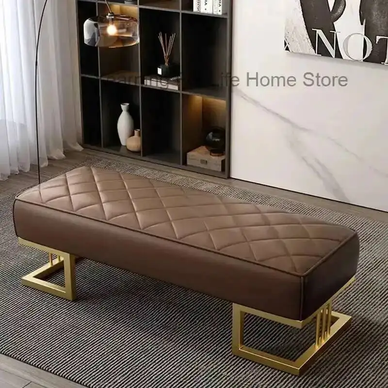

Makeup Nordic Entrance Bench Stool Luxury Shoes Design Living Room Home Meuble Salon Decoration