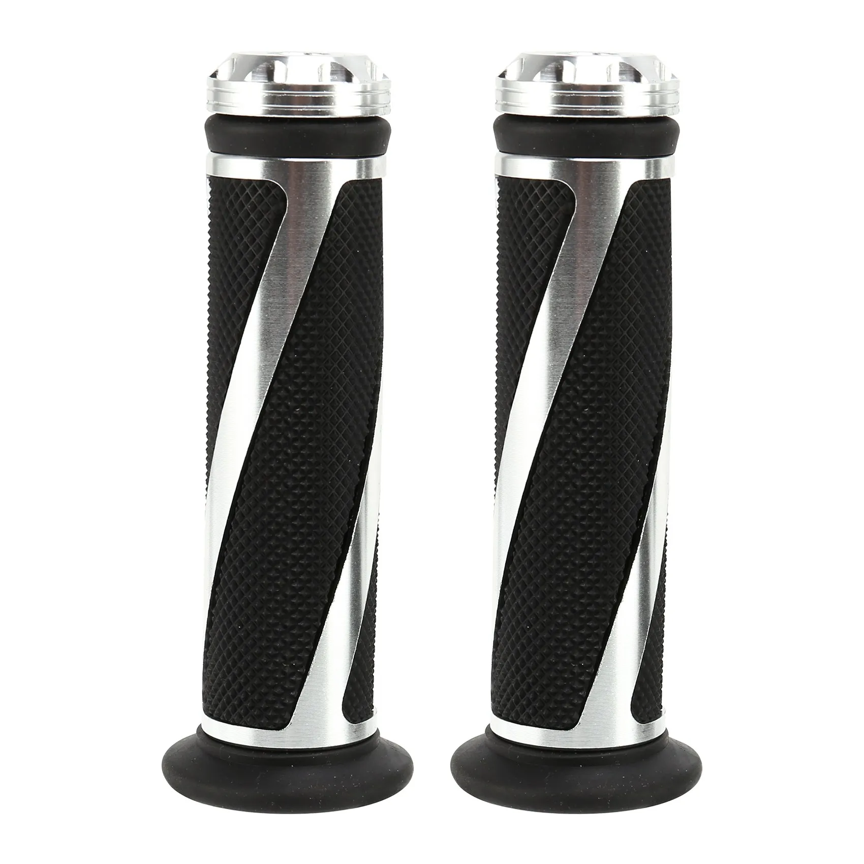 7/8Inch 22MM Universal Motorcycle Handle Handlebar Hand Bar Grip for Kawasaki Honda Yamaha Suzuki Benelli Ducati,