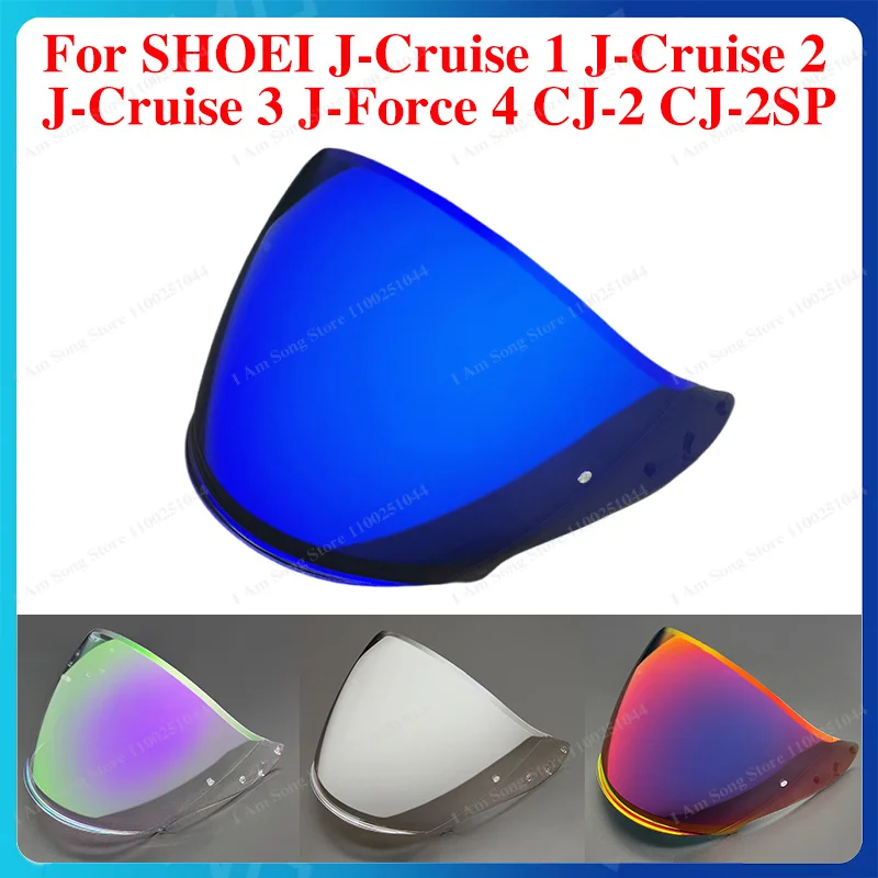 Motorcycle Helmet Lens For SHOEI J-Cruise1 J-Cruise2 J-Cruise3 J-Force4 CJ-2 CJ-2SP Anti-UV Dustproof Windproof Helmet Visors