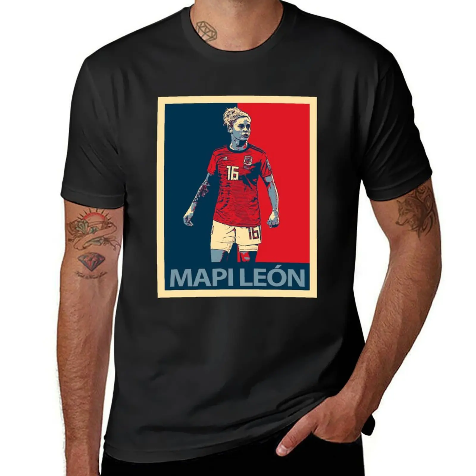 Mapi Leon T-Shirt blacks anime clothes plain white t shirts men