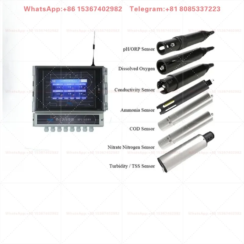 MPG-6099 IoT Smart Multiparameter Water Quality Monitoring Sensor, RS485 Online Analyzer Industrial Water Detection Controller