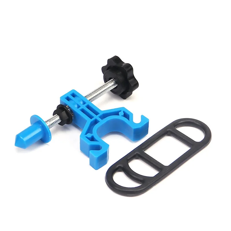 Mini soporte Truing para rueda de bicicleta, herramientas de ajuste de llantas de bicicleta MTB, herramientas de reparación de ruedas, accesorios de ciclismo, azul