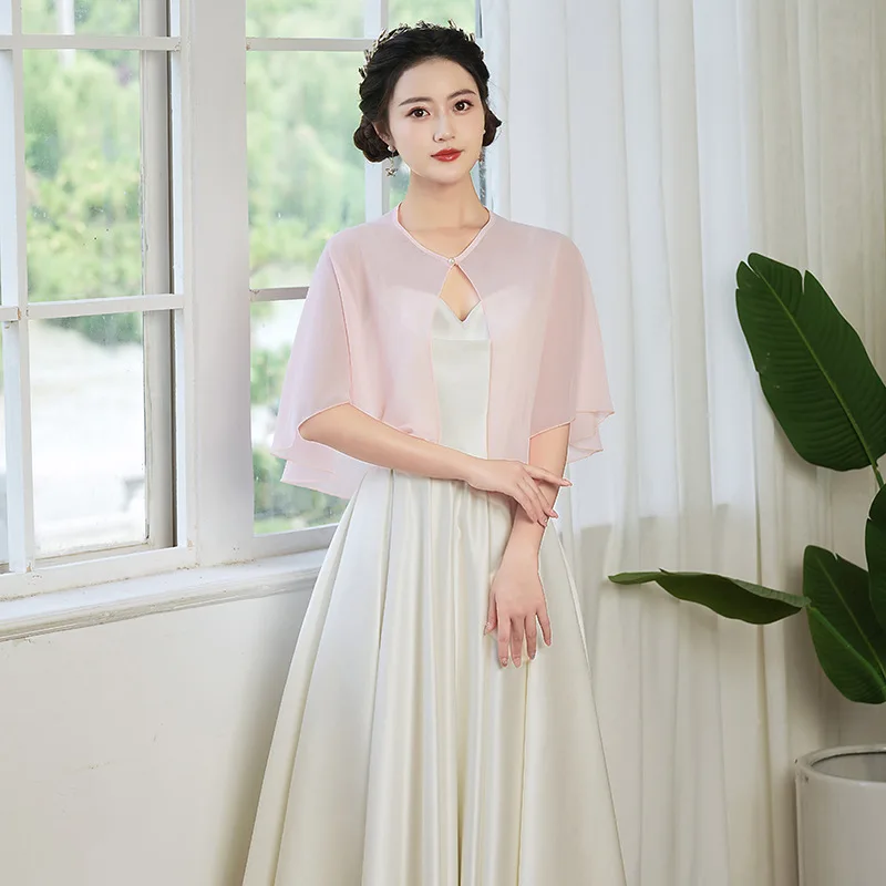 Women Chiffon Spring Summer New Ice Silk Cardigan Coat Female Girls Party Dress Wraps Ladies Loose Casual Thin Knitted Tops