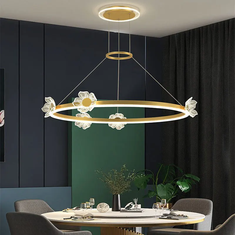 

New Modern LED Chandelier Lighting For Living Kid's Room Butterfly Light Indoor Lamps Parlor Foyer Lustres Chandeliers Luminaire