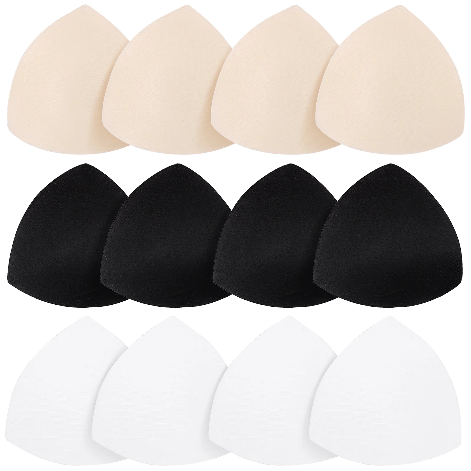 

6 Pairs Bra Cup Inserts Eco-Friendly Comfortable Material Wireless Sports Bra Pads Lingerie Accessories Swimsuit for Women